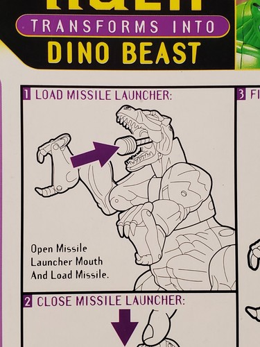 Figura de acción Marvel Toybiz - HULK Dino Beast cambios de forma 1999 - Imagen 4 de 12