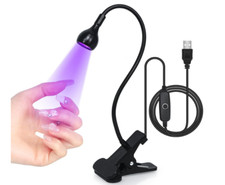 Nail UV Light Portable Gooseneck UV Lamp for Gel X Nails for Curing Nail Arts