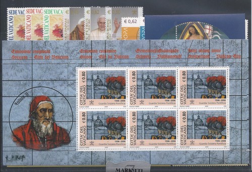 2005 Vatican City Complete Year 28 V - 7 BF New Integral MF0028