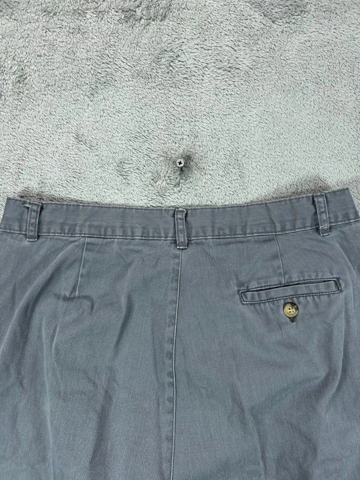 White Stag Womens 10 Tall Pants Steel Gray Trousers Pleated High Waisted 32W 32L - Image 2 of 4