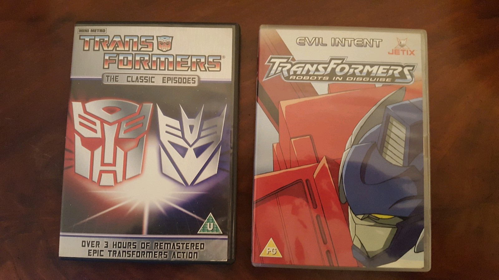 Transformers 18 Episodes 4 Dvds