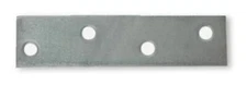 4" X  7/8" X 1.8mm Zinc Plated Steel Mending Plate with Screws