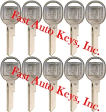 10 NEW GM Logo OEM DOORS/TRUNK "B" Key Blank Uncut 320589 B49P B49 01154611 5-B