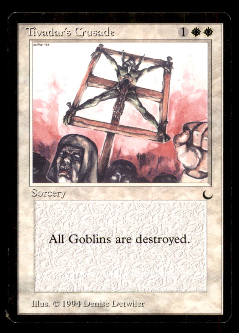 Tivadar's Crusade LP Light Play The Dark MTG [6428]