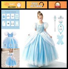 Girls' Princess Halloween Costume, Fairy Dress Up for Birthdays  Special Occasi