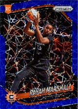 Rayah Marshall 2025 WNBA Prizm Blue Laser Rookie Card #47 - Suns