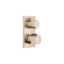 Dornbracht Concealed thermostat w. one function volume control Brushed Champagn