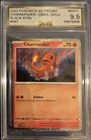 Pokemon Charmander 047 2023 Sv: Scarlet & Violet Promo Cosmos Holo AGS 9.5