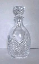 Vintage Courvoisier Cognac Cut Crystal Decanter with Stopper 