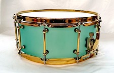 Brand New Acoustic Acrylic Snare Drum 14x6.5 with Gold Hardwares