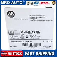 Allen Bradley 20F11ND022JA0NNNNN PowerFlex 753 AC Drive 20F11ND022JA0NNNNN