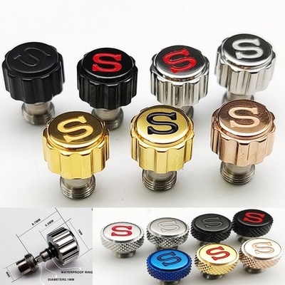 Edelstahl Uhrenkrone für SKX007 SKX009 NH35 NH36 NE15 4R36, 6R15 Uhrwerk Teil