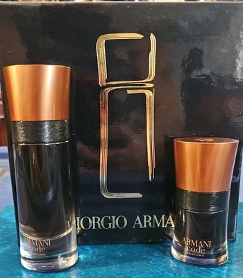 Armani Code Profumo Gift Set 60ml + 30ml Discontinued Cologne Rare New In Box