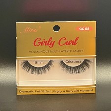 [4 PAIRS] MISS LASHES Girly Curl Voluminous Mult-Layere Eyelash Extension - GC08