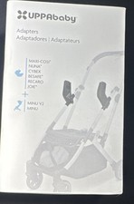 UPPAbaby Minu V2 Minu Gray Car Seat Adapter for Maxi-Cosi Nuna Cybex Besafe