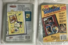 Century Craft 2pks Junior Album Page Protectors 25 Pages Each For Mini Binder