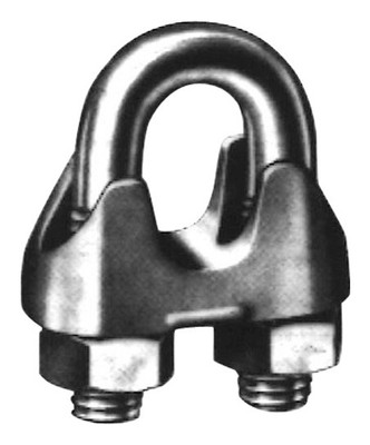 Pösamo Drahtseilklemme ehem. DIN 741 verzinkt 3 mm 1/8'' - 100 Stück