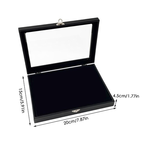 1 PCS Badge Display Box Medal Holder Frame Sports Case Storage Lapel Pin - Picture 2 of 11