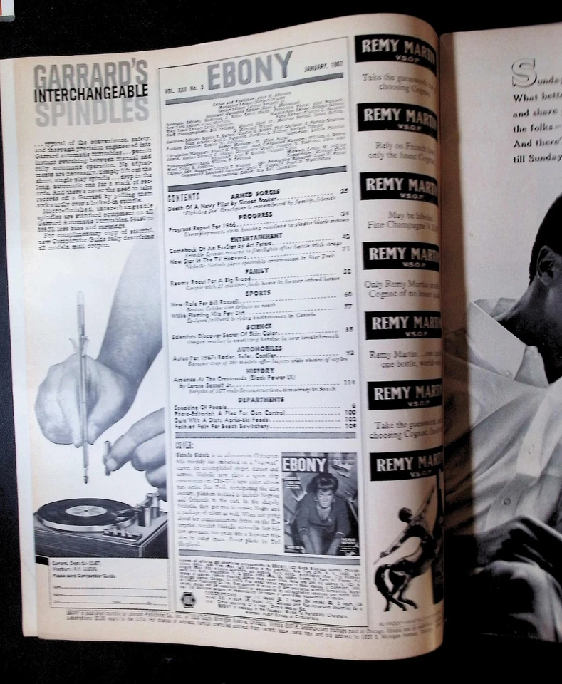 Ebony Magazine Jan 1967 Nichelle Nichols Star Trek Feature Vintage Issue - Image 2 of 4