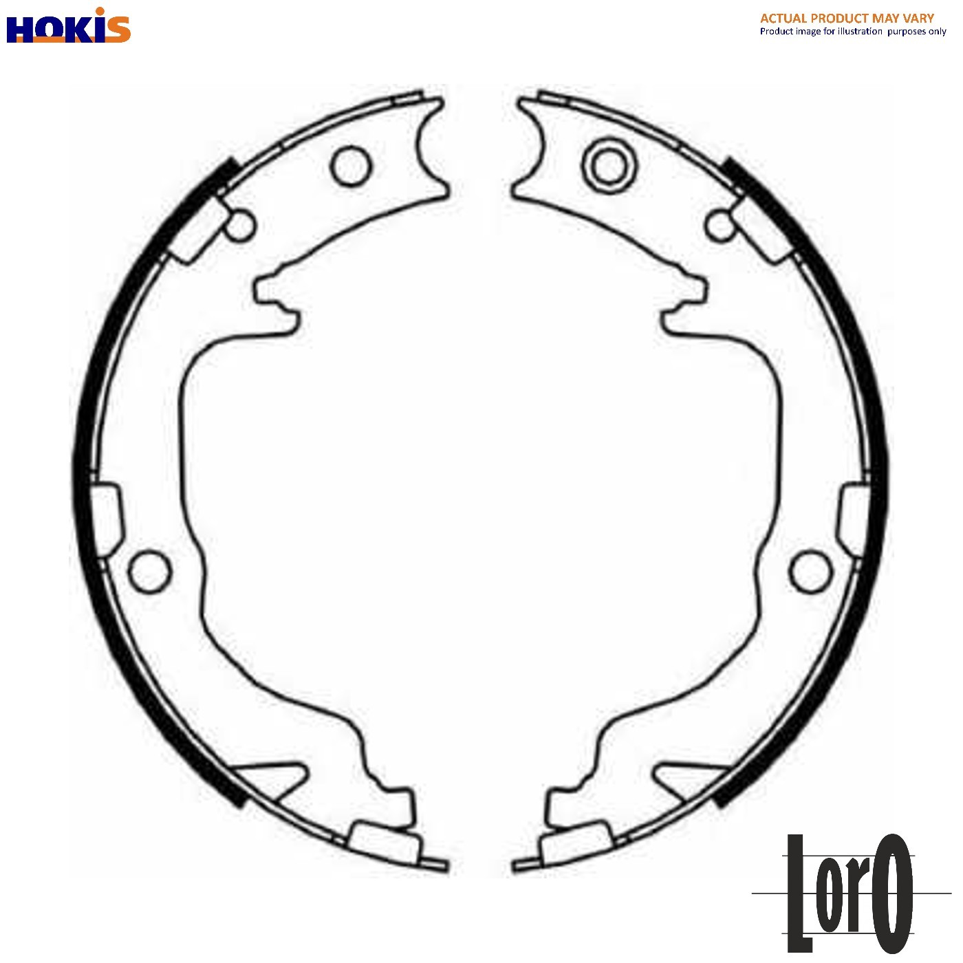 BRAKE SHOE SET PARKING BRAKE 231-05-050 FOR MERCEDES-BENZ V-CLASS VITO/Van/Bus