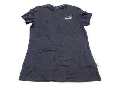 T-Shirt Damen Puma ESS EMBROIDERY TEE Größe S schwarz B-WARE