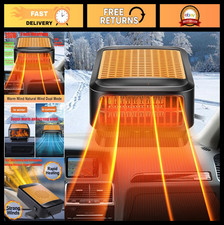 12V 200W Portable Car Heater  Defroster, 2-in-1 Heating/Cooling Fan, Plug-in fo