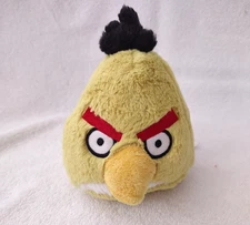 Angry Birds Plush Chuck Yellow Bird 6" Rovio Entertainment From 2010 No Sound