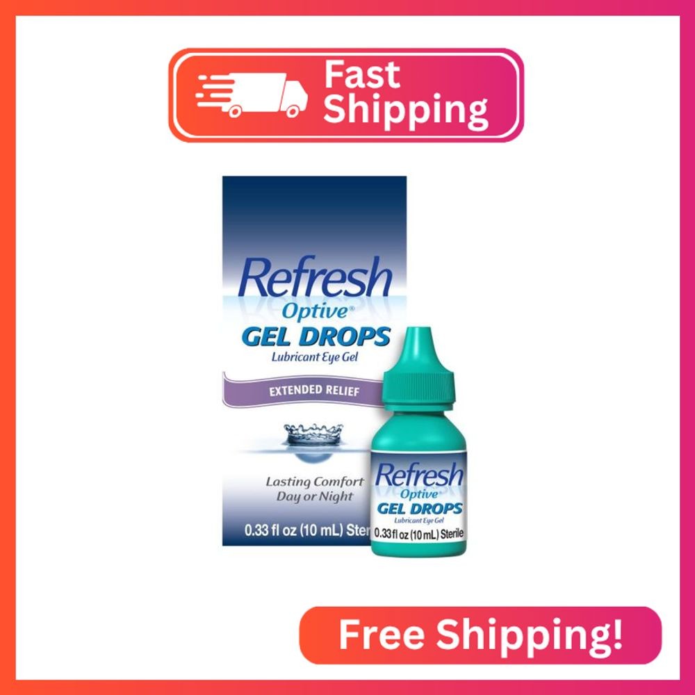 Lubricant Eye Gel For Dry Eyes, 0.33 Oz Sterile
