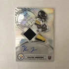 2025 Topps Chrome Kaleb Johnson Rookie Patch Autographs (RAW)