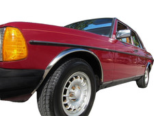 Radlaufleisten MERCEDES W123 Chrom Set 4-tlg Kotfl&uuml;gel Schutz Zierleisten 76-85