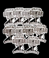Guitar Stickers, Guitar Decals