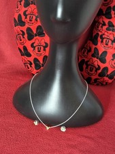 Disney Mickey Mouse Necklace and Earrings Green Or Pink Set