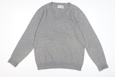 Grauer Pullover Pulli Herren UK Größe L NEXT