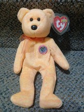 Ty Beanie Baby Sunny the Bear DOB February 13, 2000 MWMT Free Shipping