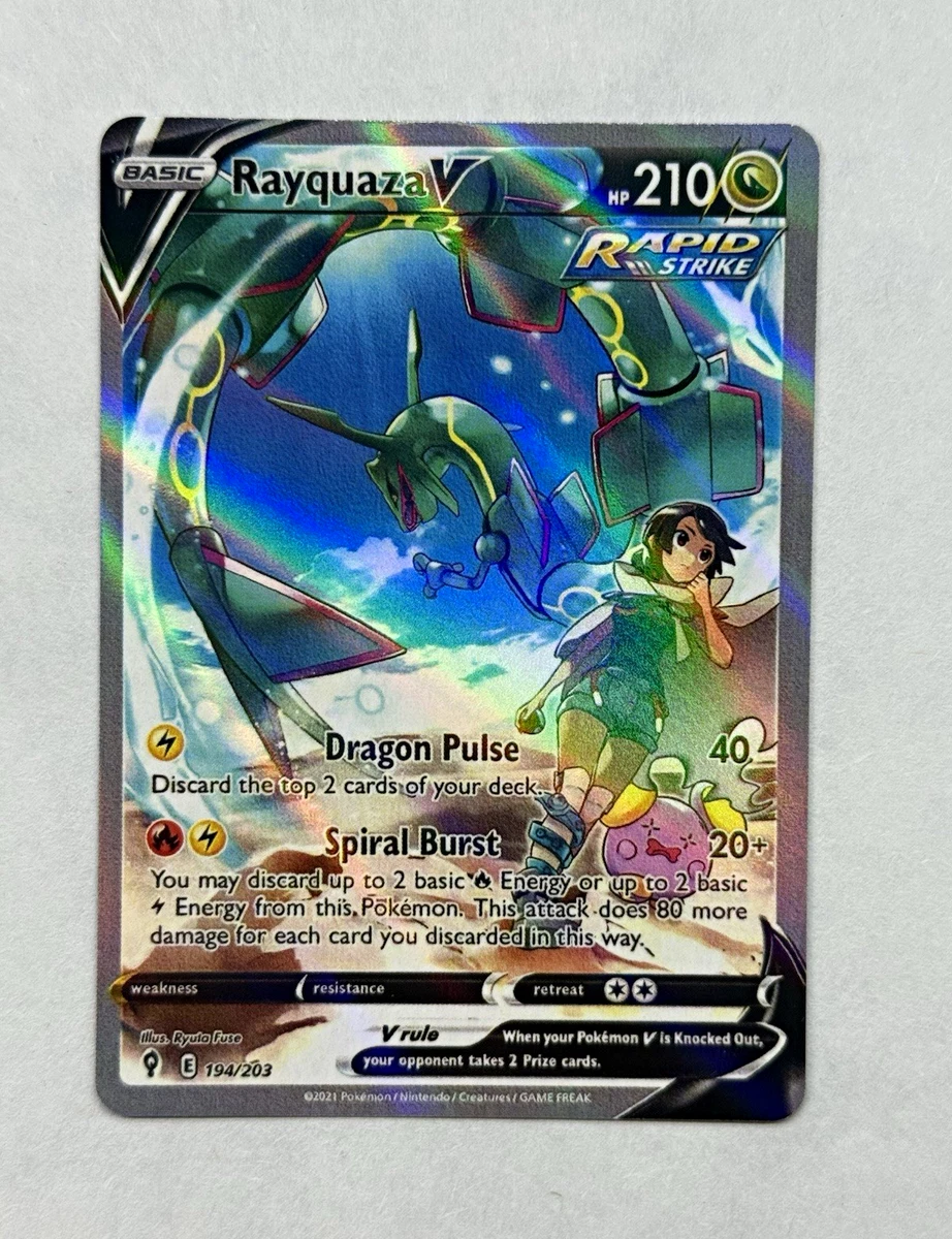 Rayquaza V 194/203 SWSH07: Evolving Skies for sale | eBay