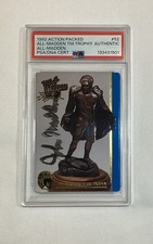 JOHN MADDEN 1992 ACTION PACKED ALL-MADDEN CARD #52 SIGNED AUTOGRAPH PSA AUTO
