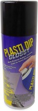 GLOSSY Black 11oz Aerosol Can of Plasti Dip Ready to Spray Peelable Paint