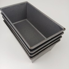 Set of 4 Mini Loaf Pans Nonstick Bakeware for Bread Cakes and Desserts