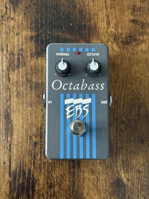 EBS Vintage OctaBass Blue Label pedal for bass or guitar (rare early model)