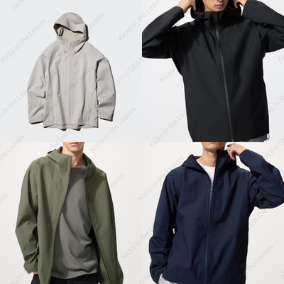 UNIQLO Block Tech Parka 3D Cut 482211 Men high-performance water-repellent 2026