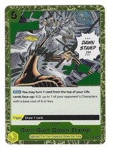 Gum-Gum Dawn Stamp OP13-117 Carrying on His Will Foil (Near Mint)