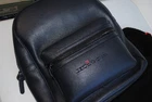 KITON TAILORING NAPLES AUTHENTIC BLUE GENUINE LEATHER BACKPACK 1540.00 CAR.