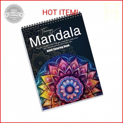 Mandala Coloring Book for Adults Relaxation, 24 Patterns Adult Coloring Books fo