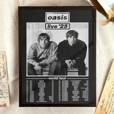 Oasis live'25 ツアーパンフレット OASIS live '25 Tour: TOKYO Dome Japan 2025 Poster Print