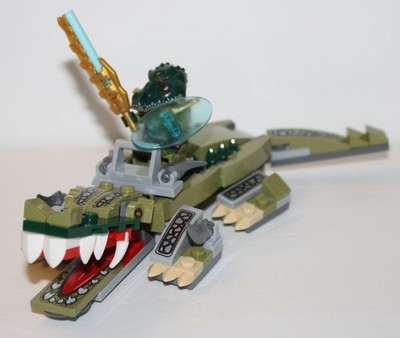 2014 Legends of Chima Lego set #70126 Crocodile Legend Beast 100% complete!