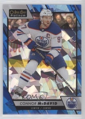 2023-24 O-Pee-Chee Platinum Blue Fragments 88/125 Connor McDavid #100 4z8