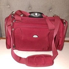 Samsonite Silhouette 9 Red Tote/carry On Bag.