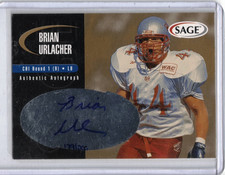 2000 Sage Brian Urlacher Autographs Gold Auto 179/200 Rookie Card