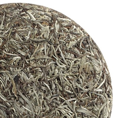 2021 Year 300g Supreme Silver Needle White Tea Cake Fuding Bai Hao Yin Zhen Tips