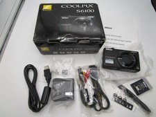 Nikon CoolPix S6100 Digital Camera 16.0MP - Black - New